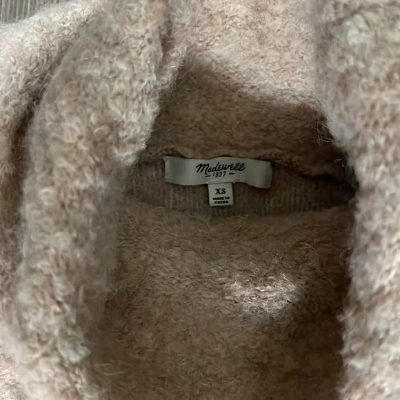 Madewell Dusty Pink Turtleneck Sweater - Picture 2 of 6